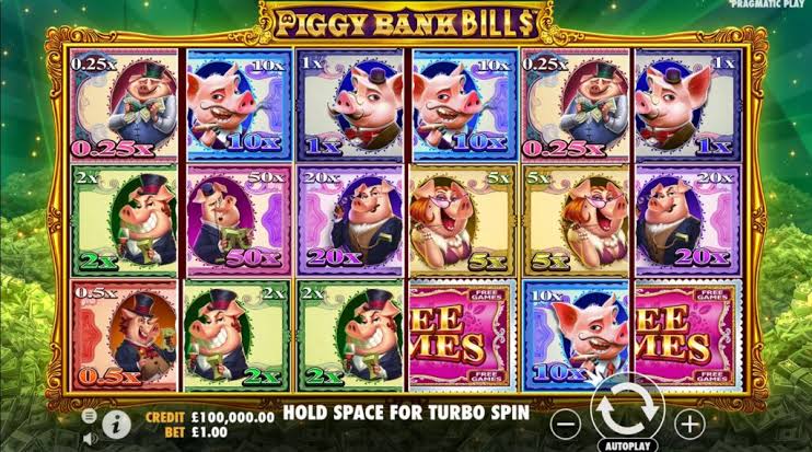 Cocokkan 2 Bagian Untuk Menang! -Slot Piggy Bank Bills